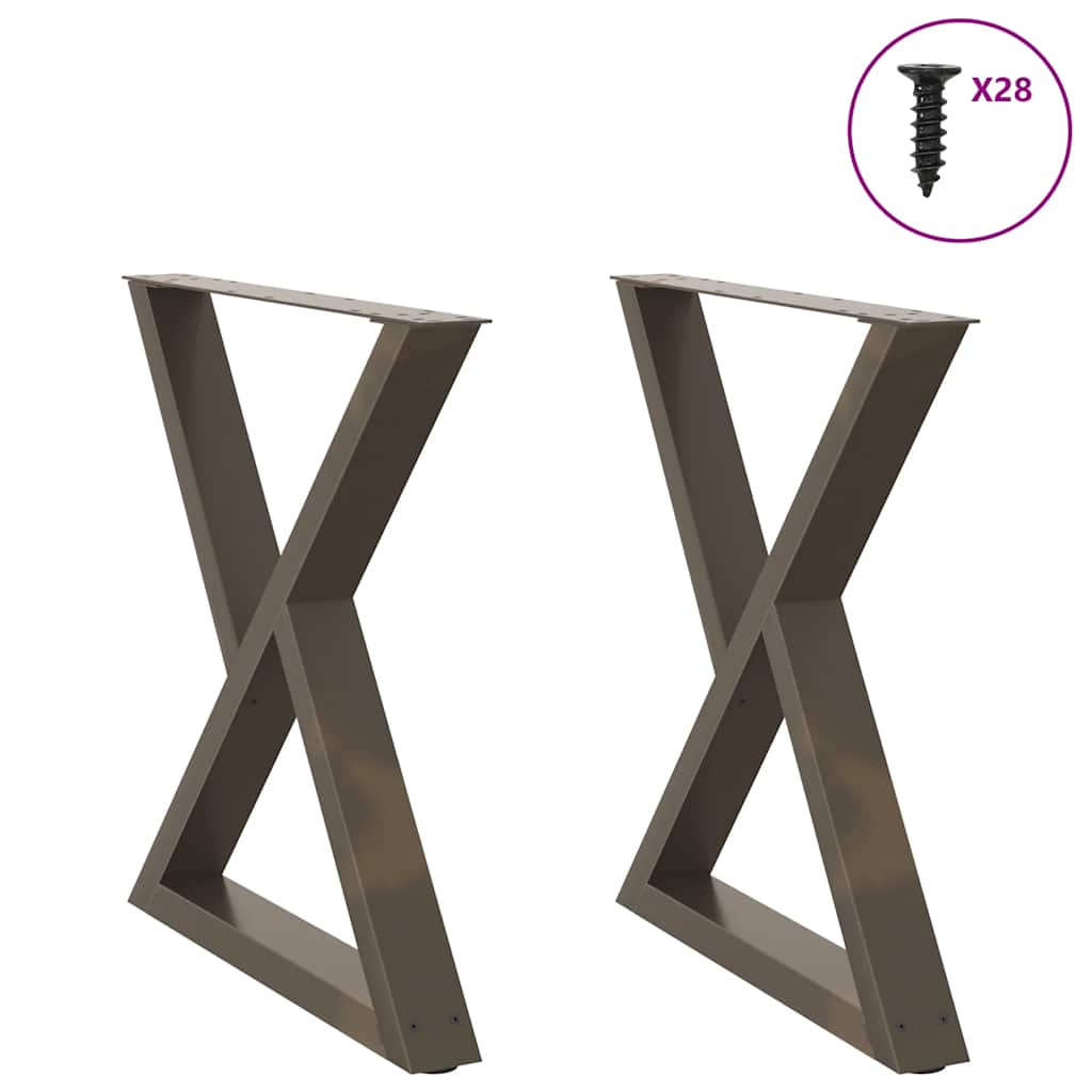 Coffee Table Legs 2 Pcs Steel